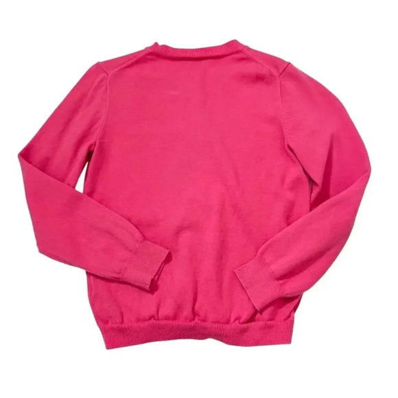 Crewcuts Girls' Pink Cotton Cardigan Sweater Size 10 Long Sleeve - Picture 4 of 9